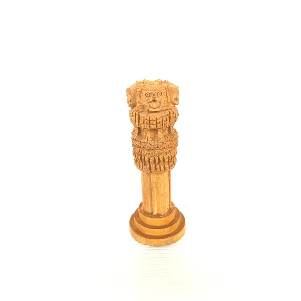 Handcrafted_Wooden_Ashok_Stambh_Pillar_Statue