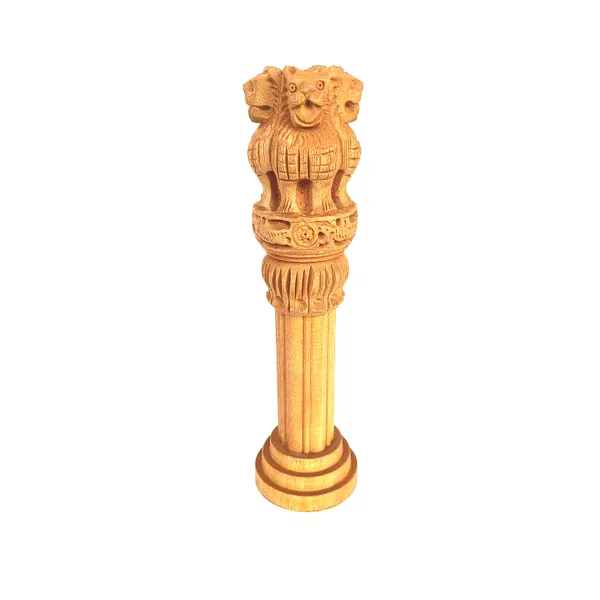 Handcrafted_Wooden_Ashok_Stambh_Pillar_Statue