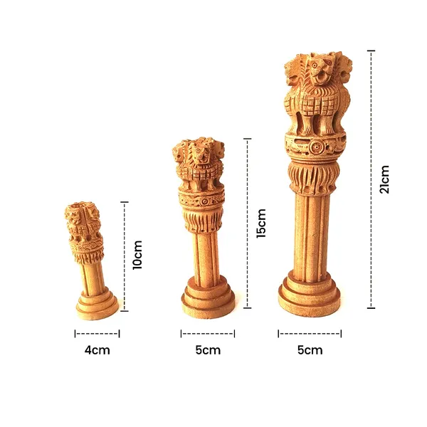 Handcrafted_Wooden_Ashok_Stambh_Pillar_Statue