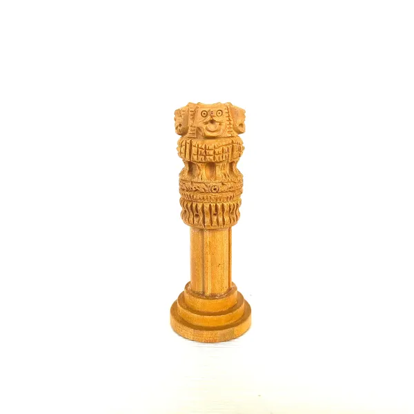 Handcrafted_Wooden_Ashok_Stambh_Pillar_Statue