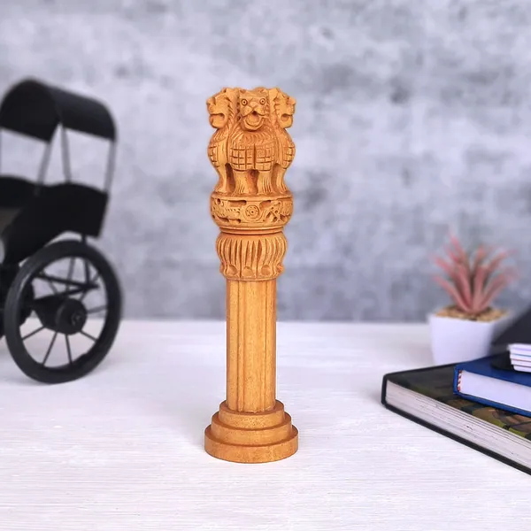 Handcrafted_Wooden_Ashok_Stambh_Pillar_Statue