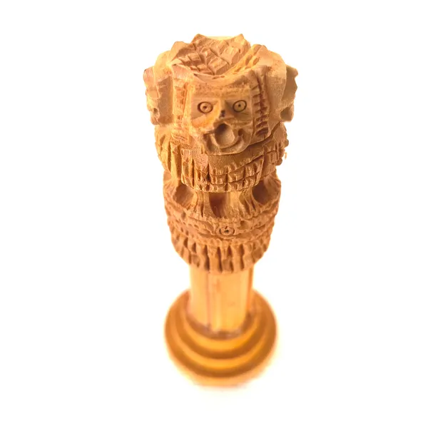 Handcrafted_Wooden_Ashok_Stambh_Pillar_Statue