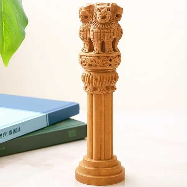 Handcrafted_Wooden_Ashok_Stambh_Pillar_Statue