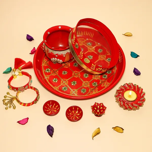 Red_&_Gold_Traditional_Puja_Kit_-_Puja_Thali_Set
