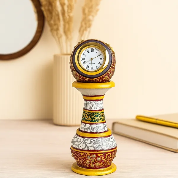 Royal_Rajasthani_Handcrafted_Table_Clock