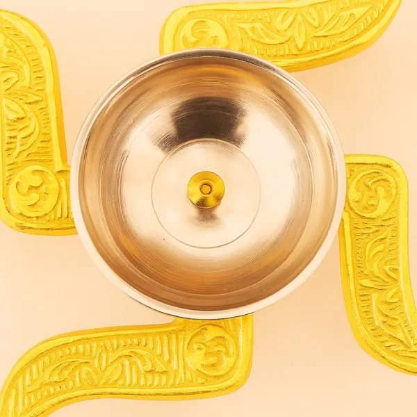 Spiritual_Brass_Diya_with_Silver_Accents_for_Home_Temple_-_Swastik_Diya