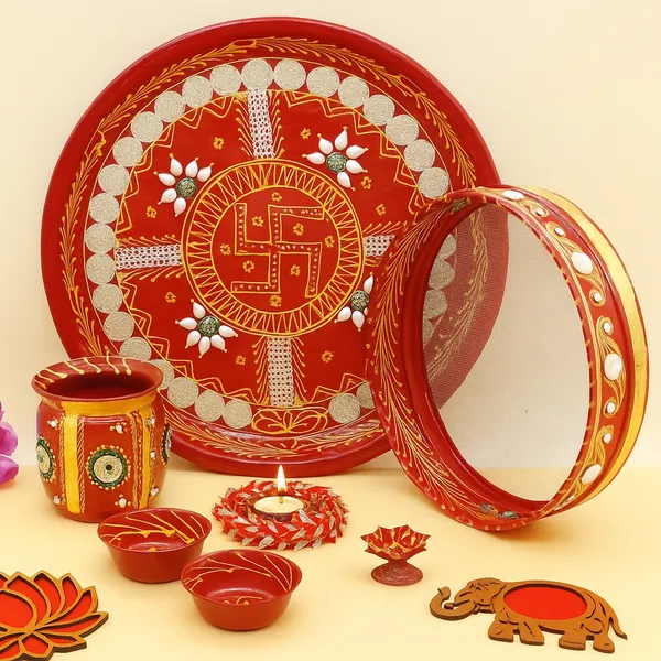 Swastika_Blessed_Puja_Decor_Set_-_Puja_Thali_Set