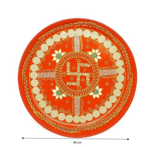 Swastika_Blessed_Puja_Decor_Set_-_Puja_Thali_Set