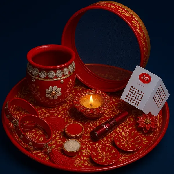 Traditional_Red_&_Gold_Decorative_Puja_Set