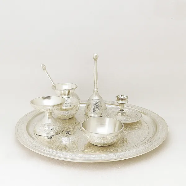 Traditional_Silver-Plated_Pooja_Thali_Set
