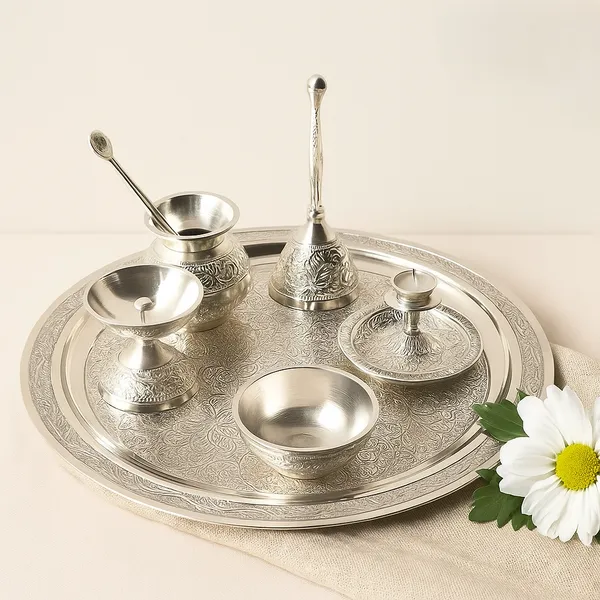 Traditional_Silver-Plated_Pooja_Thali_Set