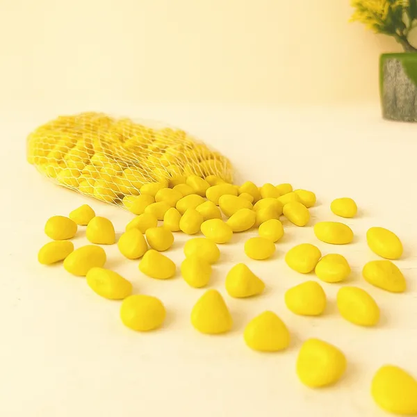 Vibrant__Decorative_Pebbles_-_Yellow