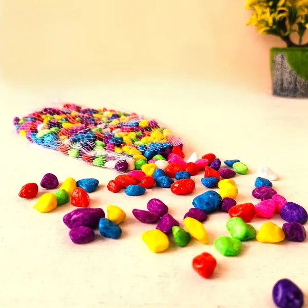 Vibrant__Decorative_Pebbles_-_Yellow