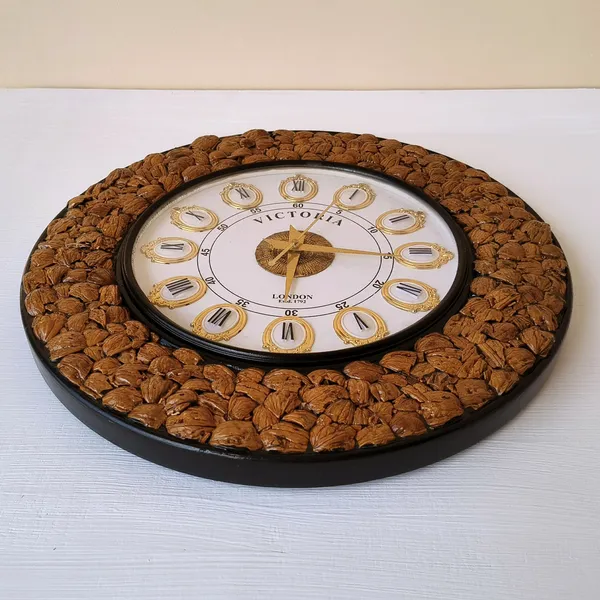 Victoria_Decorative_Wall_Clock_â€“_Almond_Shell_Frame