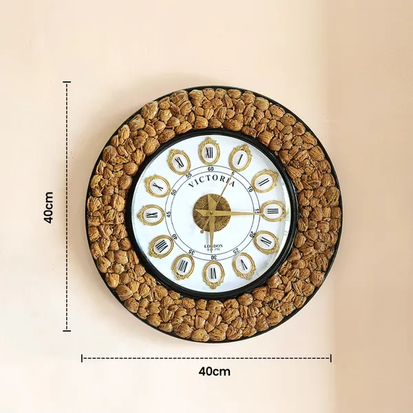 Victoria_Decorative_Wall_Clock_â€“_Almond_Shell_Frame