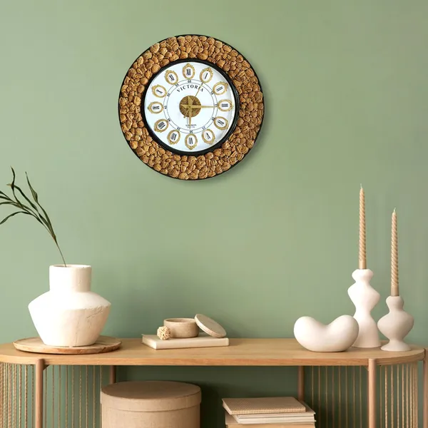 Victoria_Decorative_Wall_Clock_â€“_Almond_Shell_Frame