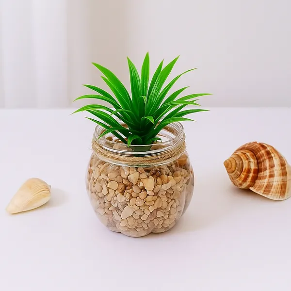 Mini_Artificial_Green_Succulent_in_Transparent_Plastic_Pot