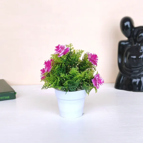 Exquisite_Artificial_Pink_Floral_Arrangement_with_Delicate_White_Accents_in_a_Sleek_White_Plastic_Pot