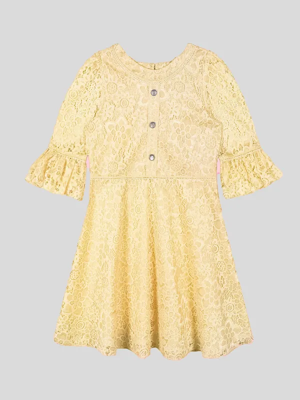Girls_Golden_Lace_Dress