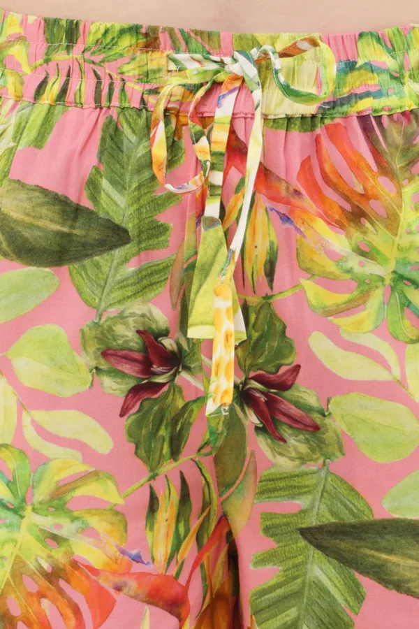 Green_Leaf_Printed_Lounge_Shorts_For_Women