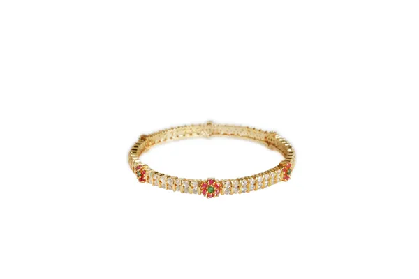 Ruby_Emerald_24K_Gold-Plated_Ruby_Green_White_AD_Bangles