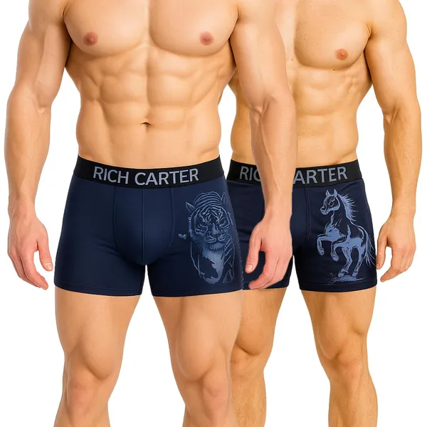 Blue_Cotton_Blend_Breathable,_sweat_Free,_Odour_Free_Trunks_For_Men_(Pack_Of_2)