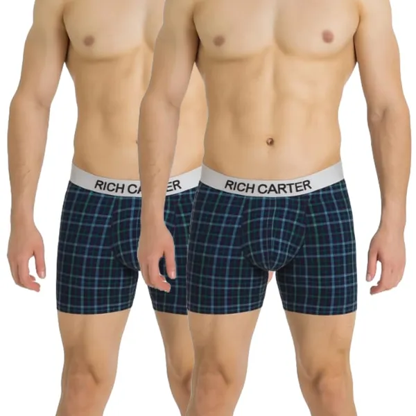 Green_&_Black_Cotton_Lycra_Mens_Trunks_with_Odor_Resistant_Comfort_(Pack_Of_2)