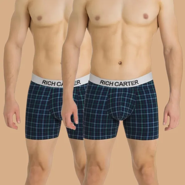 Green_&_Black_Cotton_Lycra_Mens_Trunks_with_Odor_Resistant_Comfort_(Pack_Of_2)