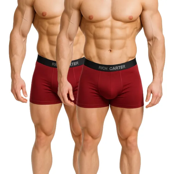 Multicolor_Cotton_lycra_Breathable,_sweat_Free,_Odour_Free_Trunks_For_Men_(Pack_Of_2)