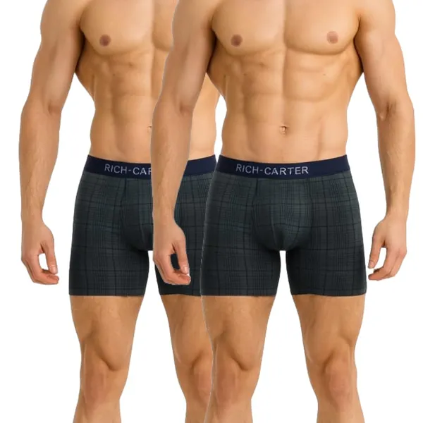 Green_&_Black_Cotton_lycra_Breathable,_sweat_Free,_Odour_Free_Trunks_For_Men_(Pack_Of_2)