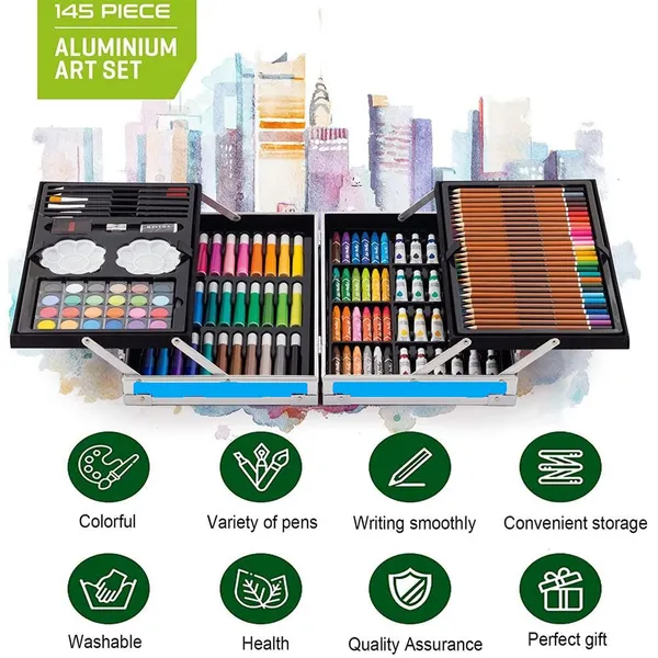 145Pcs_Big_Art_Painting_Trunk_All-In-One_Painting_&_Drawing_Kit_For_Kids_&_Adults