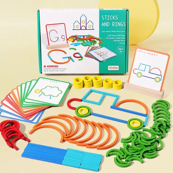 Sticks_&_Rings_Montessori_Puzzle_Set_120-Piece_Wooden_Matching_Toy_With_Cards_For_Toddlers_&_Preschoolers_Fine_Motor_&_Color_Learning_Kit_(Age_3+)