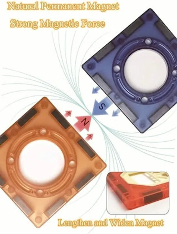 49Pcs_Magnetic_Building_Blocks_With_Lights_(Stem)_Stem_Learning_Multicolor_Marble_Set