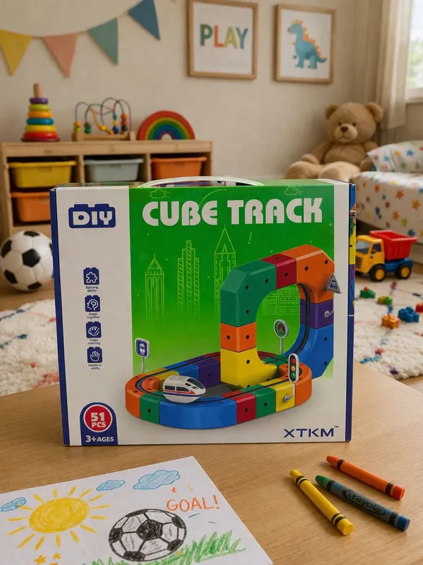 51_PCS_Magnetic_Cube_Track_Set_–_DIY_Smart_Train_Track_Toy