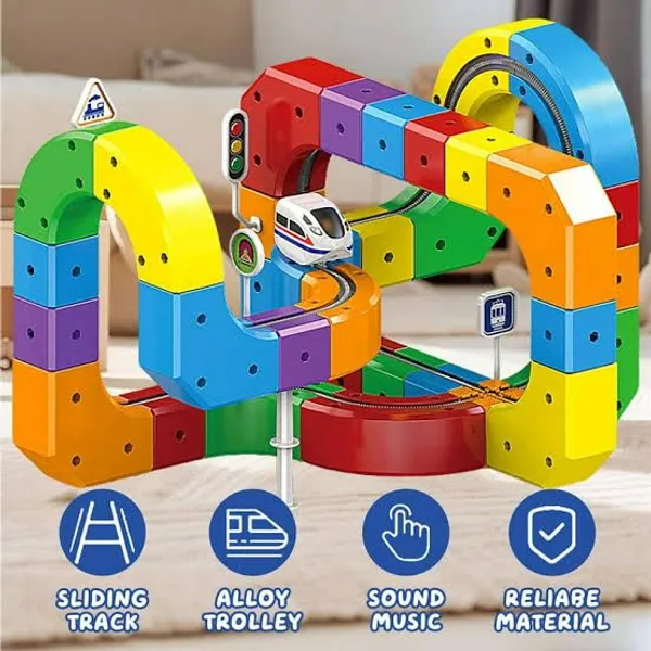51_PCS_Magnetic_Cube_Track_Set_–_DIY_Smart_Train_Track_Toy