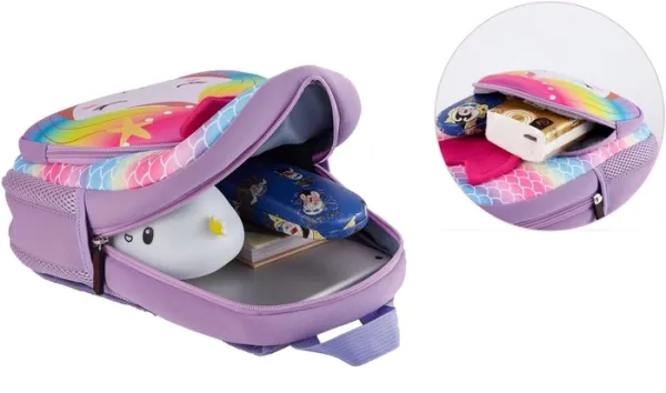 Sea_Sparkle_Mermaid_Plush_Backpack_3D_Cartoon_Bag_For_Girls_(Ages_26)_Lightweight_Preschool_&_Travel_Bag_With_Front_Pocket