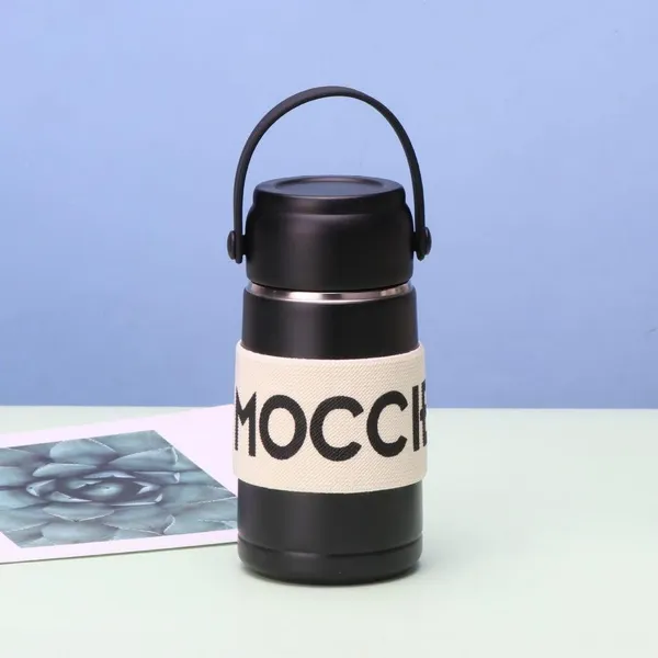 Black_300ml_Insulated_Mini_Travel_Stainless_Steel_Bottle