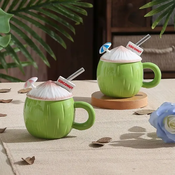 Coconut_Shape_Ceramic_Mug_with_Lid_&_Straw_|_Cute_Tropical_Coffee_Mug