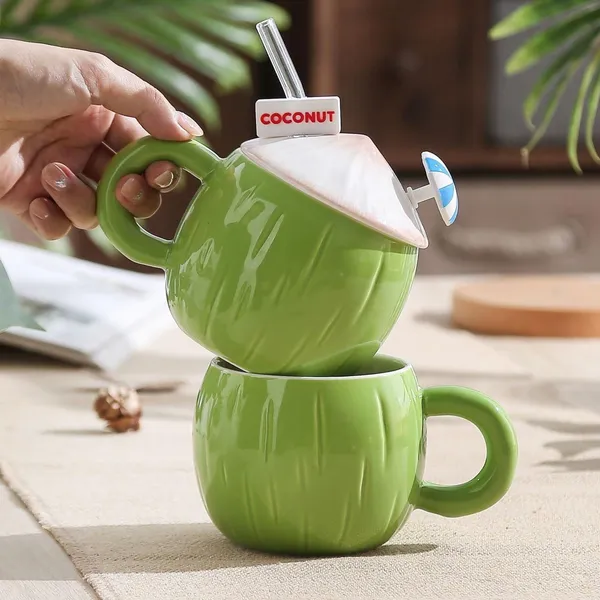 Coconut_Shape_Ceramic_Mug_with_Lid_&_Straw_|_Cute_Tropical_Coffee_Mug