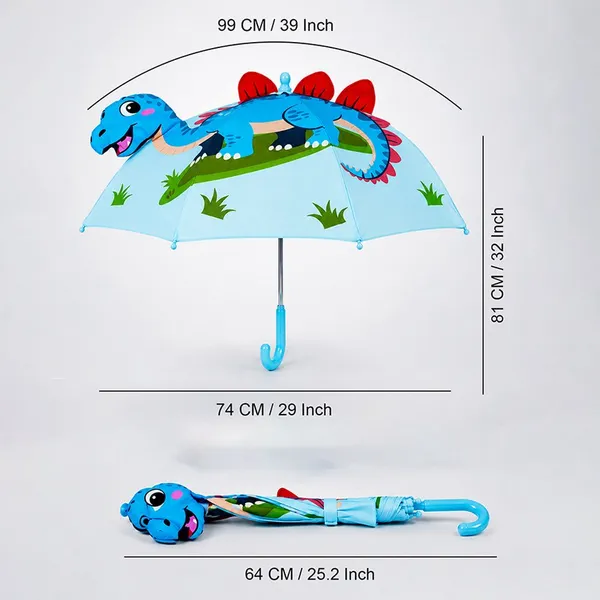 Dino_Kids_3D_Printed_Character_Umbrella