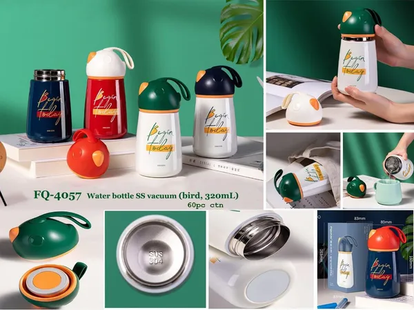 Begin_Today_Bird_Cap_Mini_Bottle_320Ml_Hot_&_Cold_Stainless_Steel_Travel-Friendly_Vacuum_Flask_For_Kids_&_Gifting