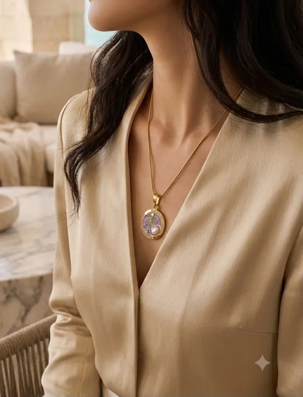 Island_Calling_18K_Gold_Palm_&_Pearl_Necklace