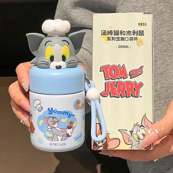 JERRY_3D_Multi-Use_Tumbler_&_Food_Jar_–_200ML_Insulated_Kids_Sipper_with_Handle