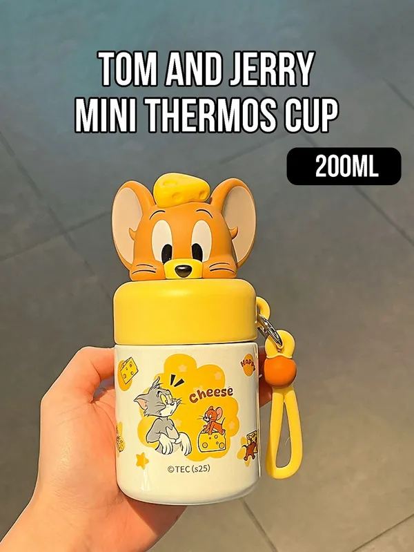 JERRY_3D_Multi-Use_Tumbler_&_Food_Jar_–_200ML_Insulated_Kids_Sipper_with_Handle