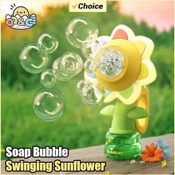 Sunflower_Bubble_Machine_Electric_Bubble_Toy_with_Lights