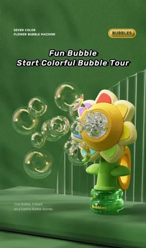 Sunflower_Bubble_Machine_Electric_Bubble_Toy_with_Lights