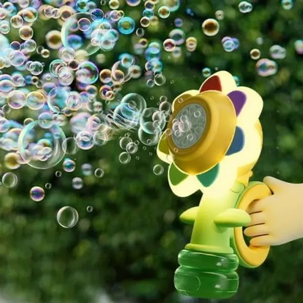 Sunflower_Bubble_Machine_Electric_Bubble_Toy_with_Lights