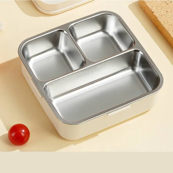 Chick-A-Bite_Lunch_Box_6_Slot_With_Salad_Cup_&_Steel_Spoon-Fork_Stainless_Steel_1120Ml