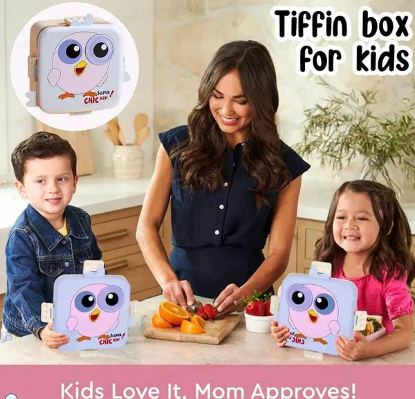 Chick-A-Bite_Lunch_Box_6_Slot_With_Salad_Cup_&_Steel_Spoon-Fork_Stainless_Steel_1120Ml