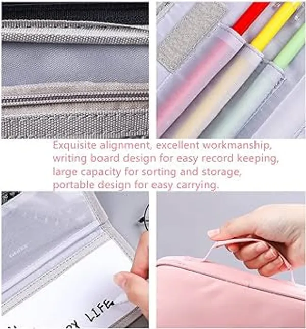Pink_Super_Multifunction_Korean_Style_Pencil_Pouch_Travel,_School_&_More